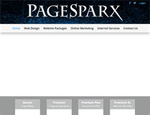 Tablet Screenshot of pagesparx.com